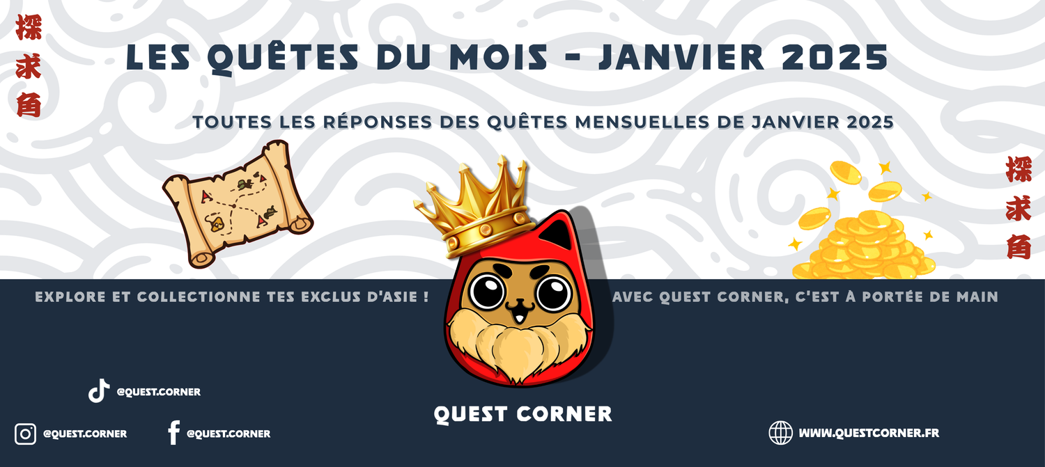 Les Quêtes du Mois – Janvier 2026 - Quest Corner