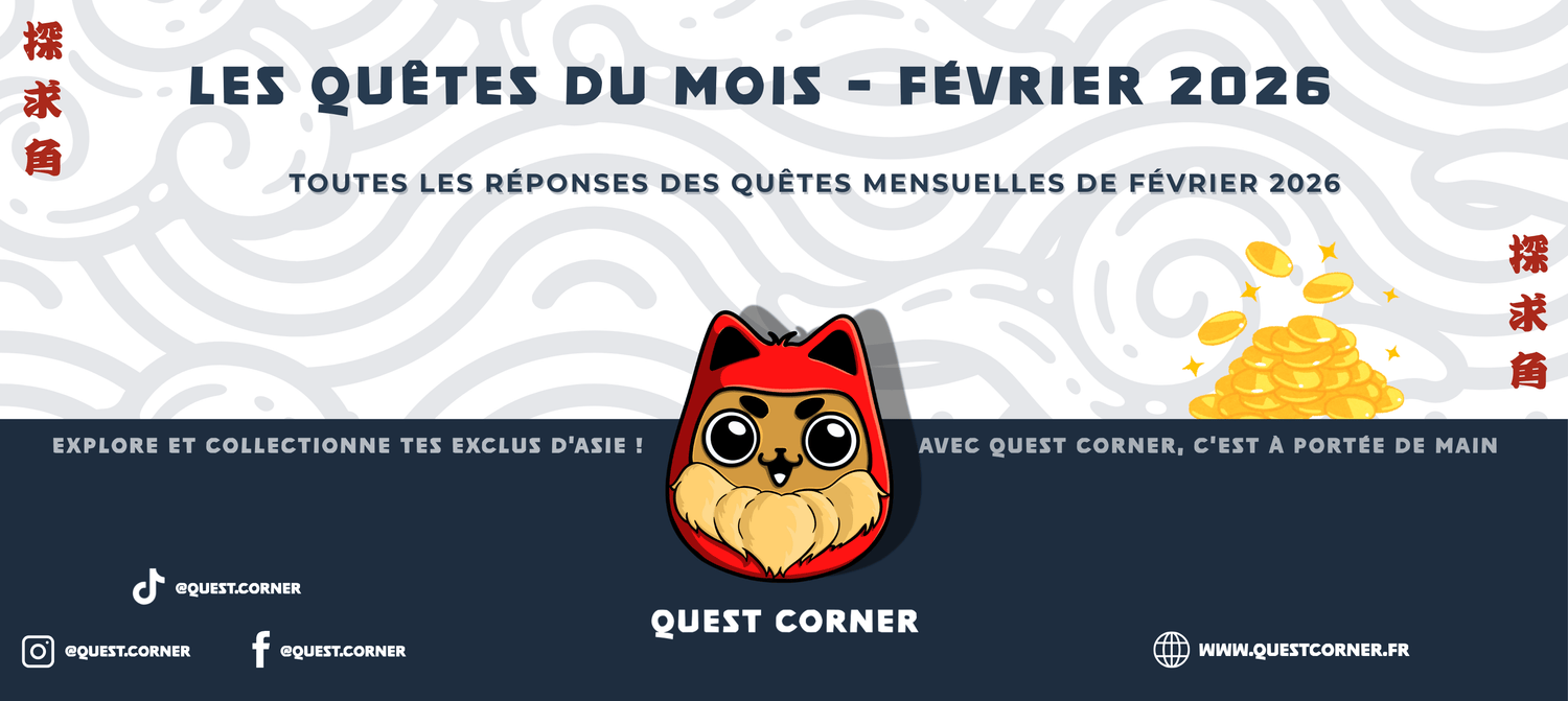 Les Quêtes du Mois – Février 2026 - Quest Corner
