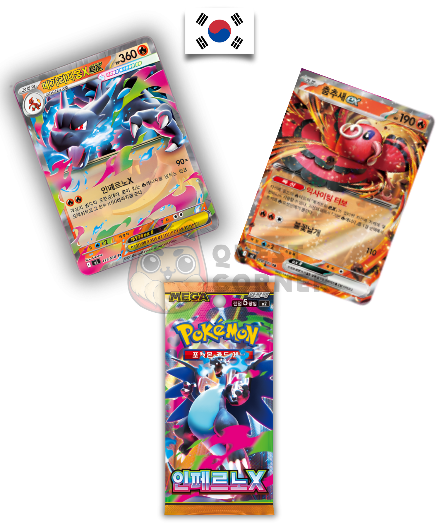 Display Pokémon – Inferno X M2 – Coréen - Quest Corner