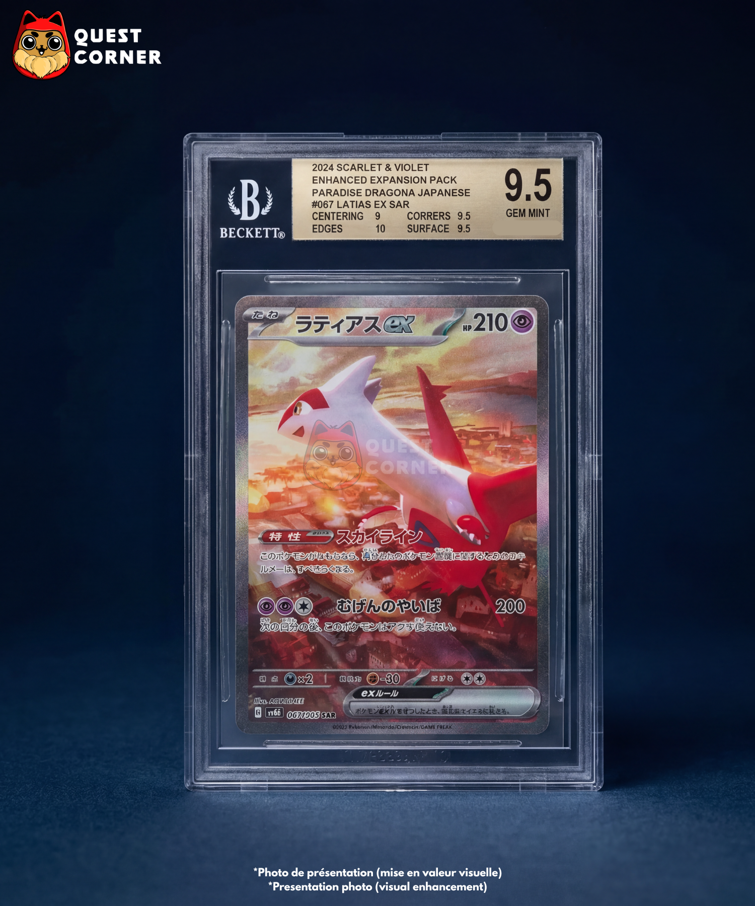 One Piece Graded Card – Reiju OP06-069 Flagship Battle Winner Prize – BGS 10 – Japanese
