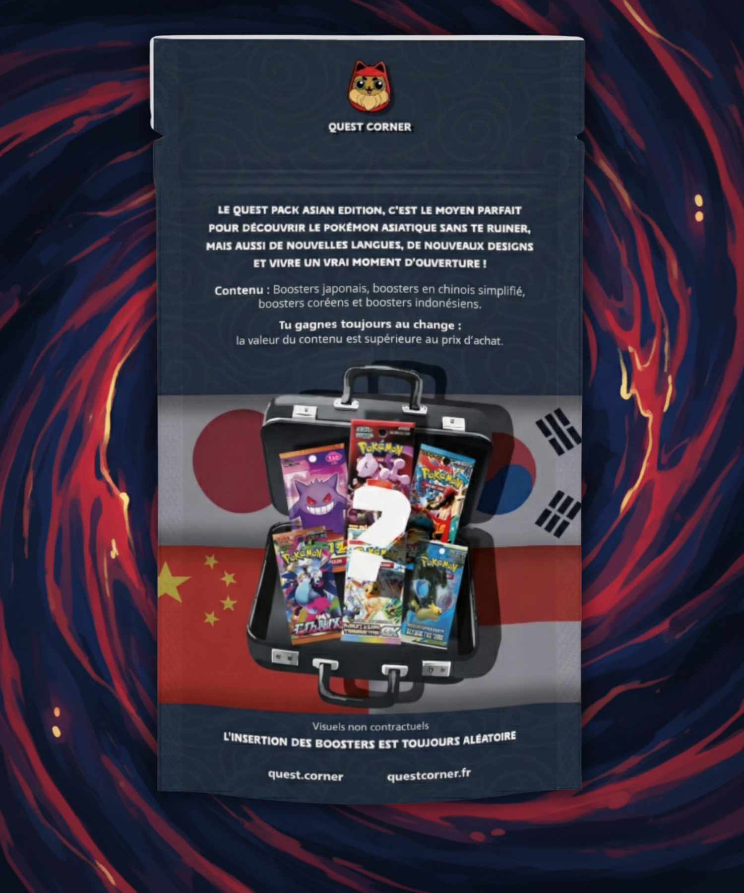 Mystery Box Pokémon - Quest Pack : Asian Edition V2 - Advanced - Quest Corner