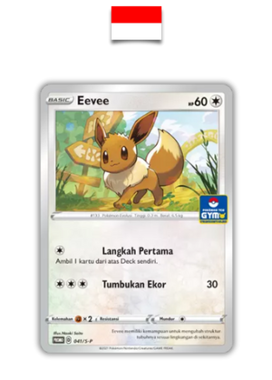 Carte Pokémon – Évoli Stamp GYM 041/S-P – Indonésien - Quest Corner