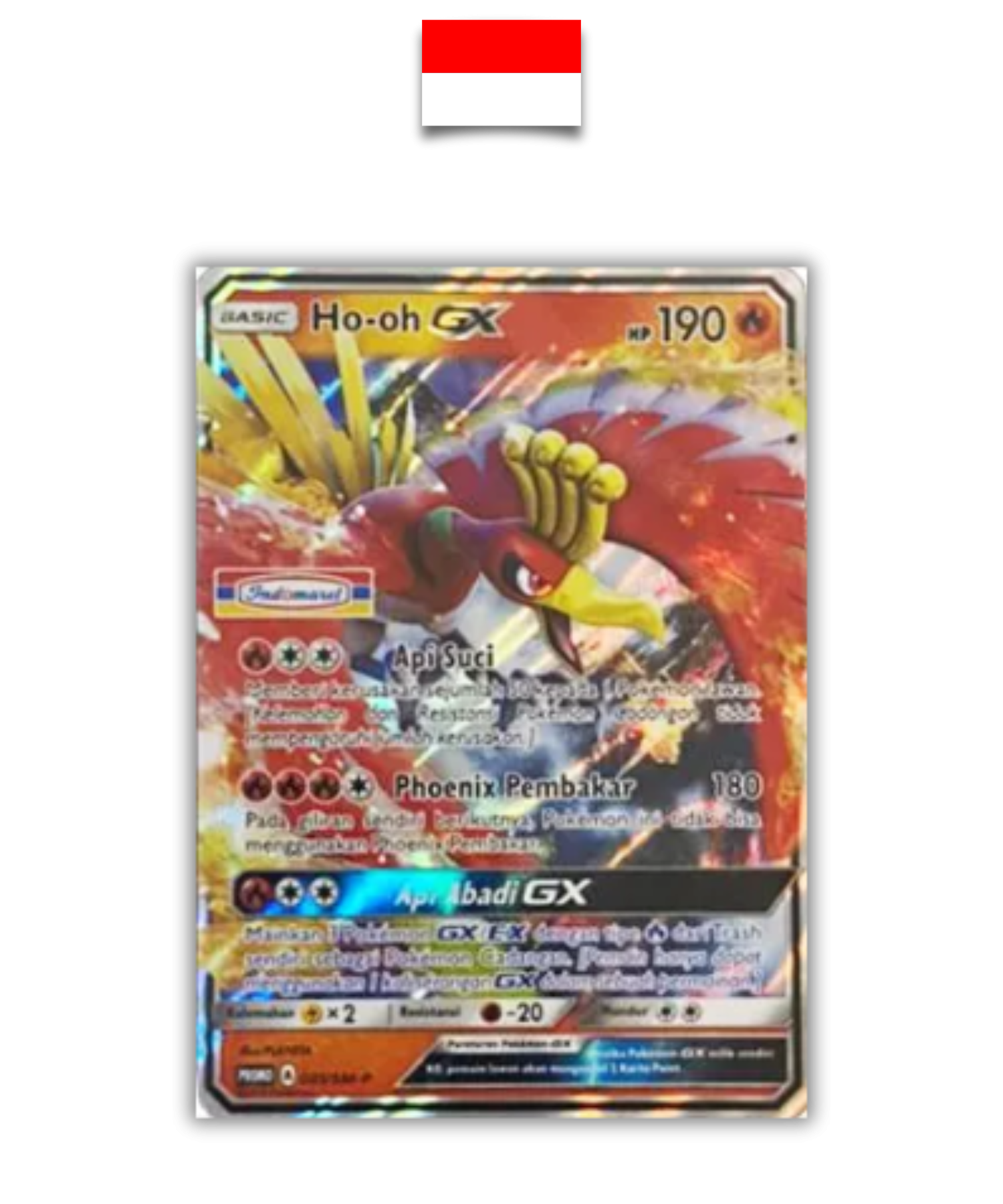 Carte Pokémon – Ho-ho GX Indomaret 005/SM-P – Indonésien