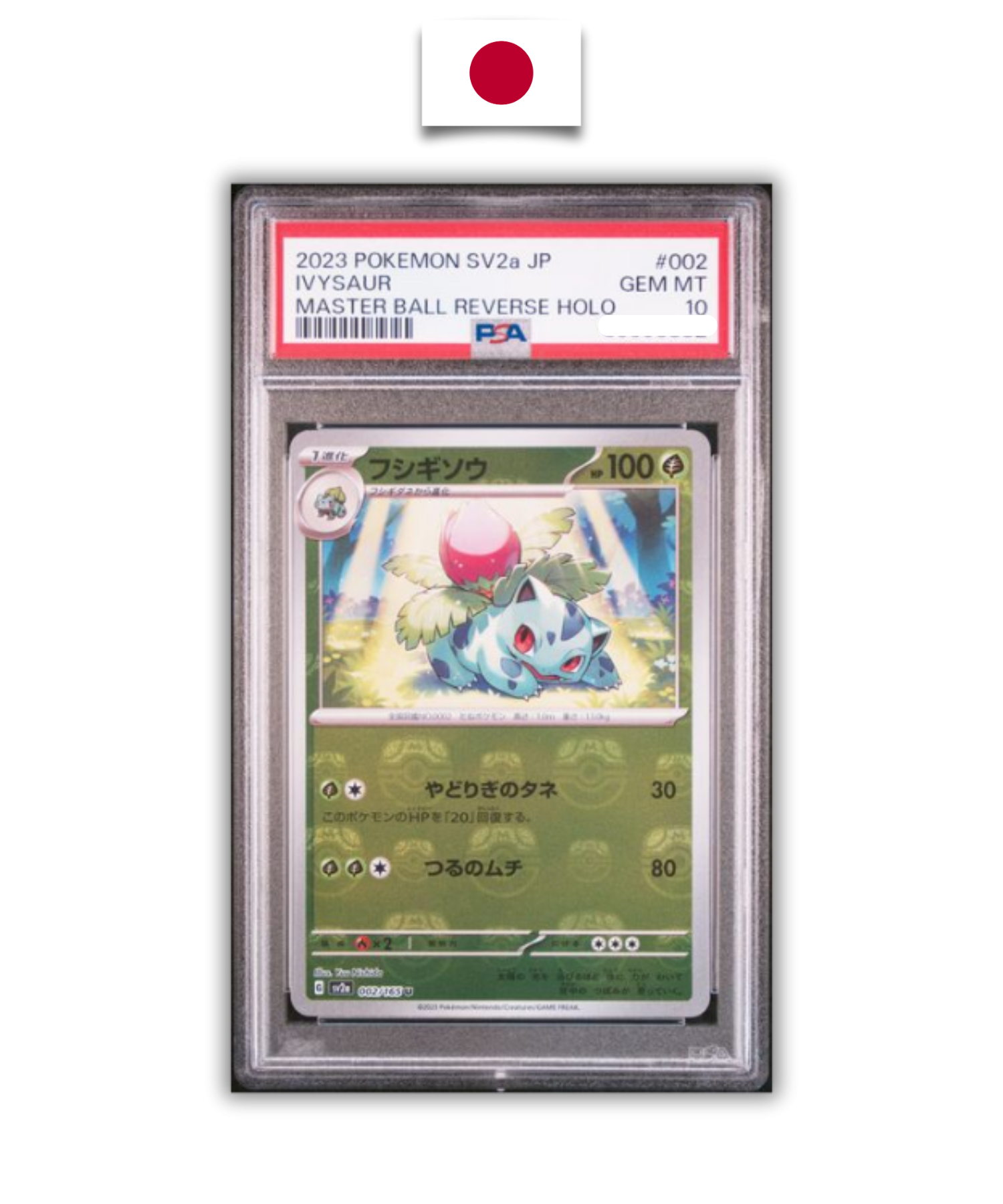 Carte Gradée Pokémon – Herbizarre Master Ball SV2a – PSA 10 – Japonais - Quest Corner