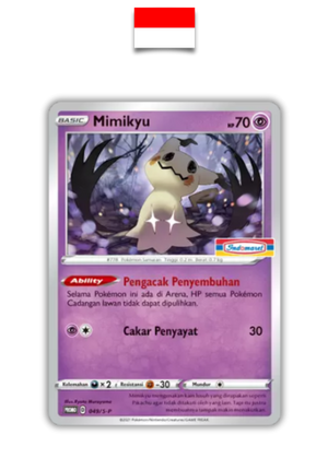Carte Pokémon – Mimiqui Indomaret 049/S-P – Indonésien - Quest Corner
