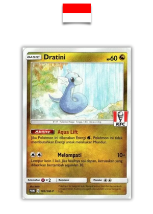 Carte Pokémon – Mini Draco KFC 185/SM-P – Indonésien - Quest Corner