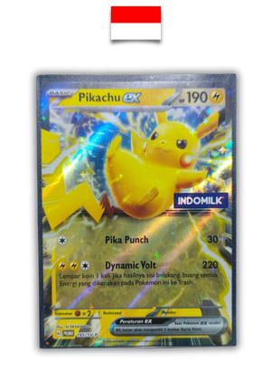 Carte Pokémon – Pikachu INDOMILK 195/SV-P – Indonésien - Quest Corner