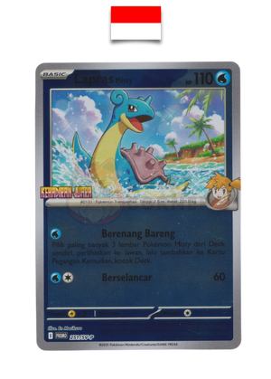 Carte Pokémon – Lokhlass (Ondine) 251/SV-P Promo Kehadiran Juara – Indonésien - Quest Corner