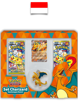Charizard Key Chain Set – Kilat Rasi SV8S - Indonesian - Quest Corner