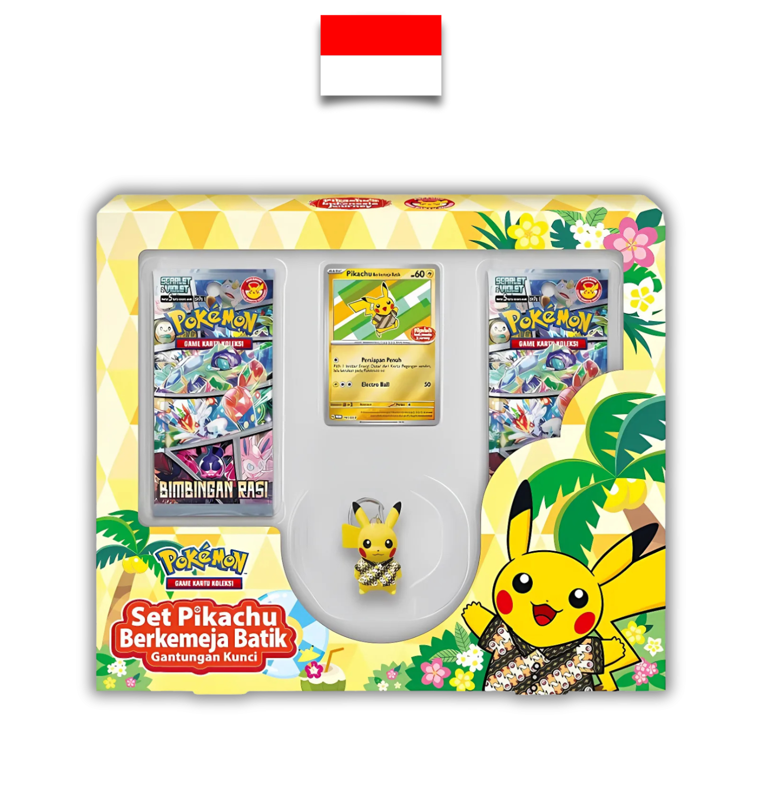 Coffret Pikachu Berkemeja Batik Gantungan Kunci – Bimbingan Rasi SV7s - Indonésien