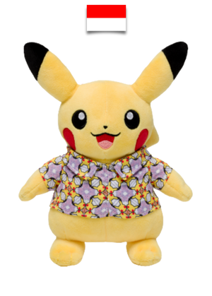 Peluche Pokémon – Pikachu Batik Flower #4 – Édition exclusive - Quest Corner