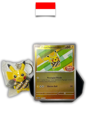 Coffret Pikachu Berkemeja Batik Gantungan Kunci – Bimbingan Rasi SV7s - Indonésien - Quest Corner