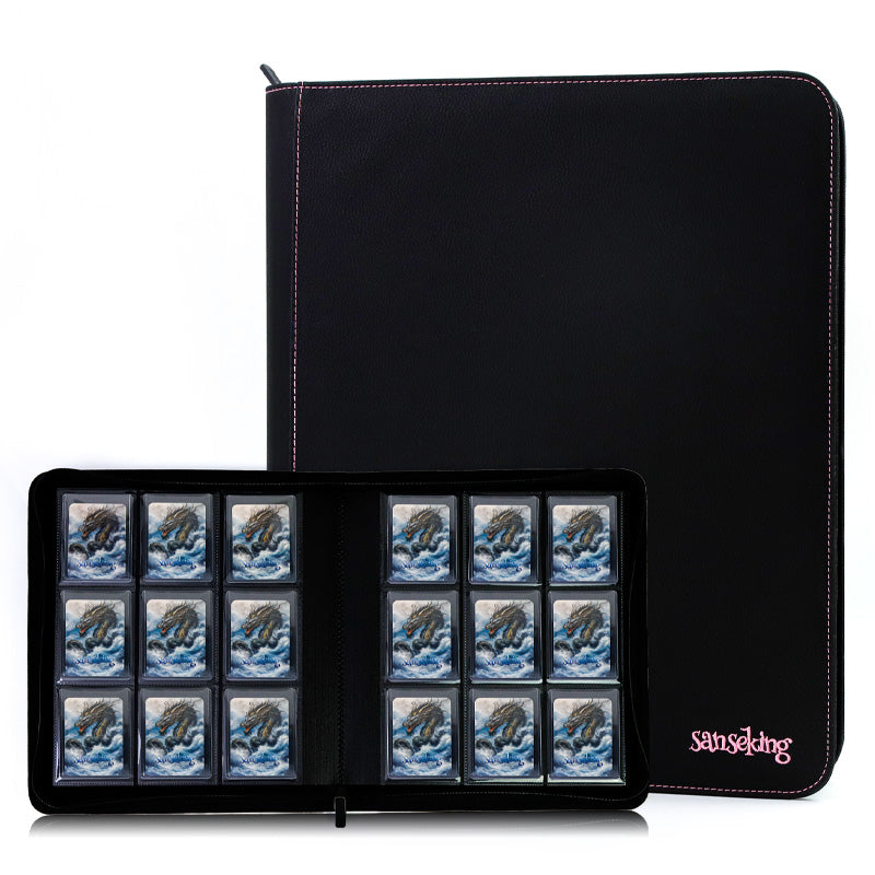 Accessoires TCG – Binder Toploader Zip 360 cartes – Sanseking - Quest Corner