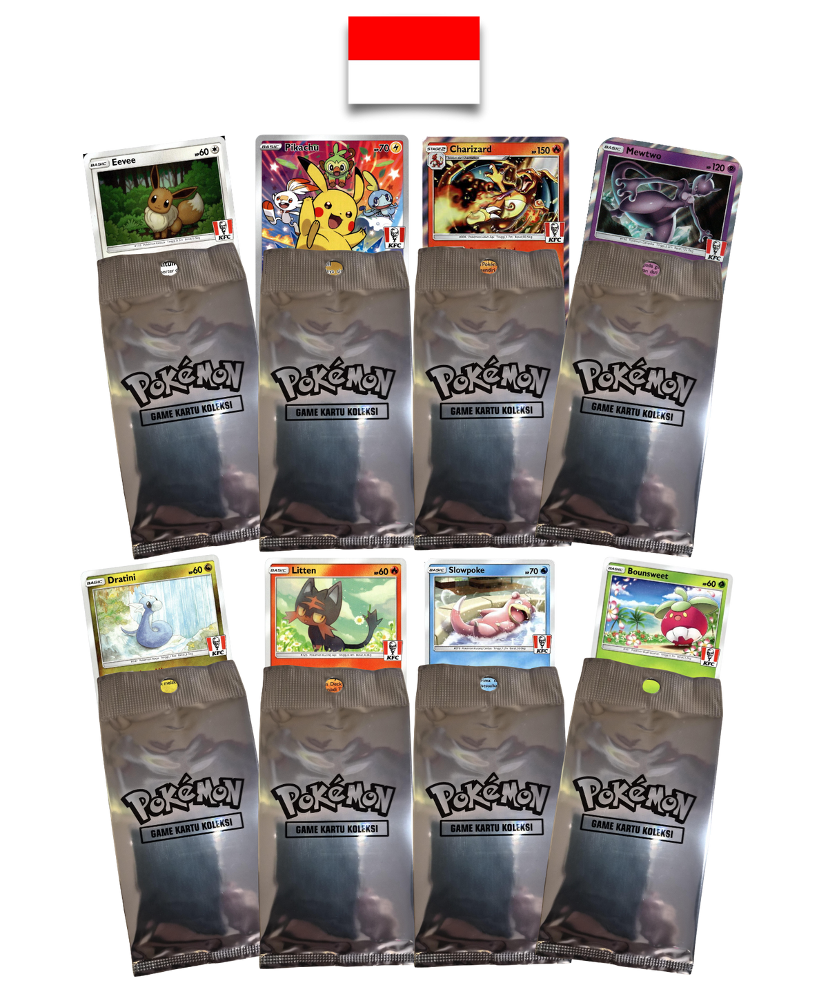 booster box set pokemon Pokémon – Complet KFC 2020 – Indonésien (8 cartes exclusives) Colors:Sky Blue Brand_Magic The Gathering How to sell low-value