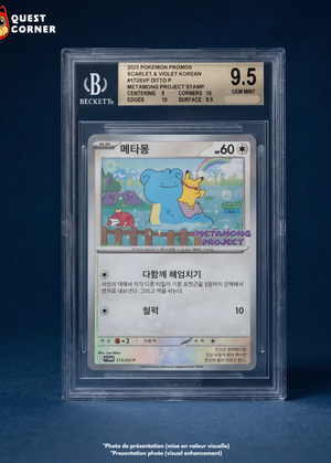 Carte Gradée Pokémon – Métamorph Promo 173/SV-P - BGS 9.5 - Stamp - Coréen - Quest Corner