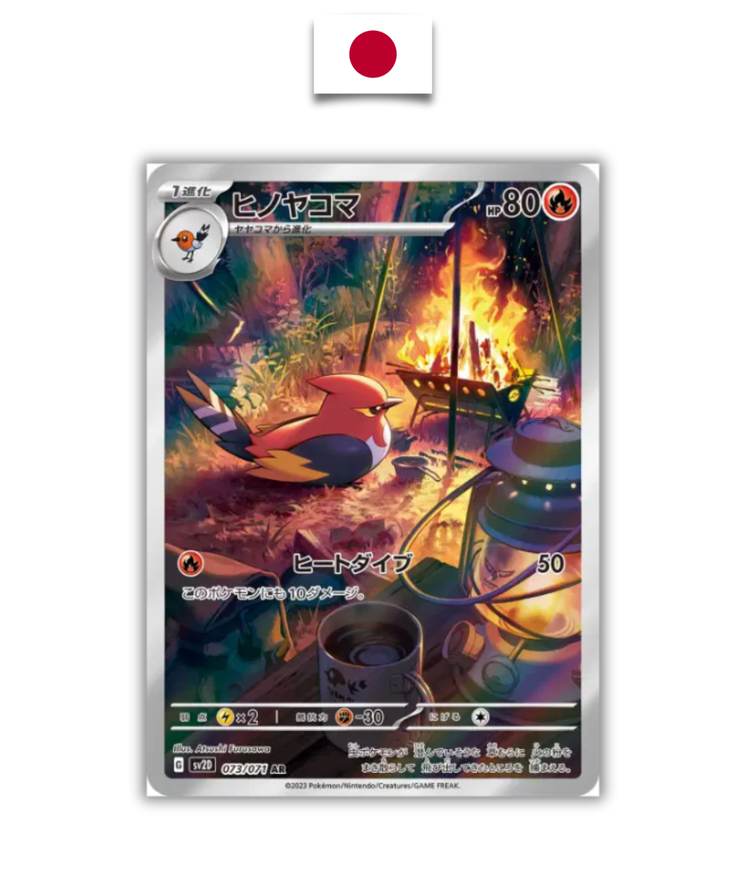 Carte Pokémon – Braisillon 073/071