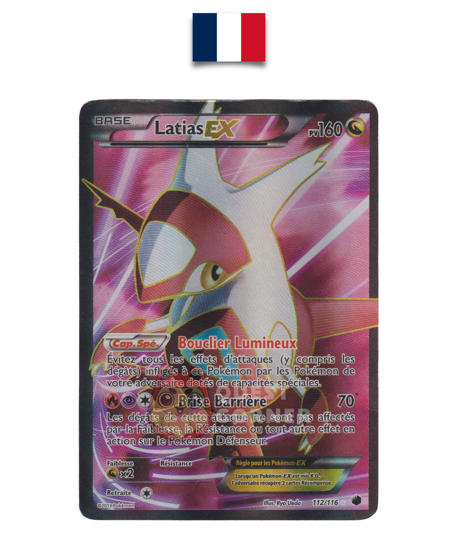 Carte Pokémon – Latias ex 112/116 – NB09 Glaciation Plasma – Français - Quest Corner