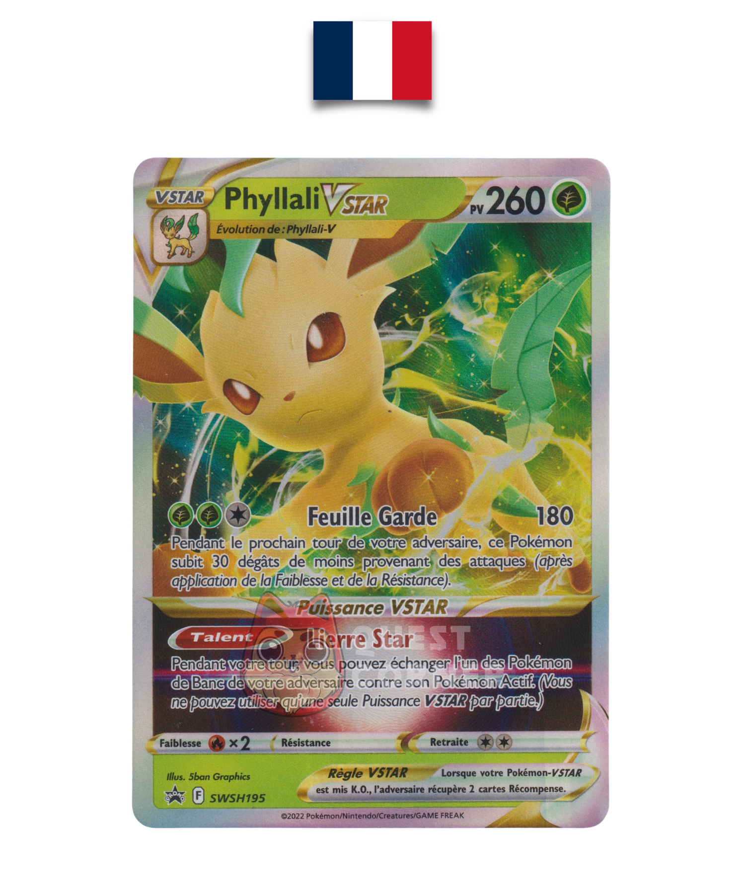Carte Pokémon – Phyllali VSTAR SWSH195 – Promo – Français - Quest Corner