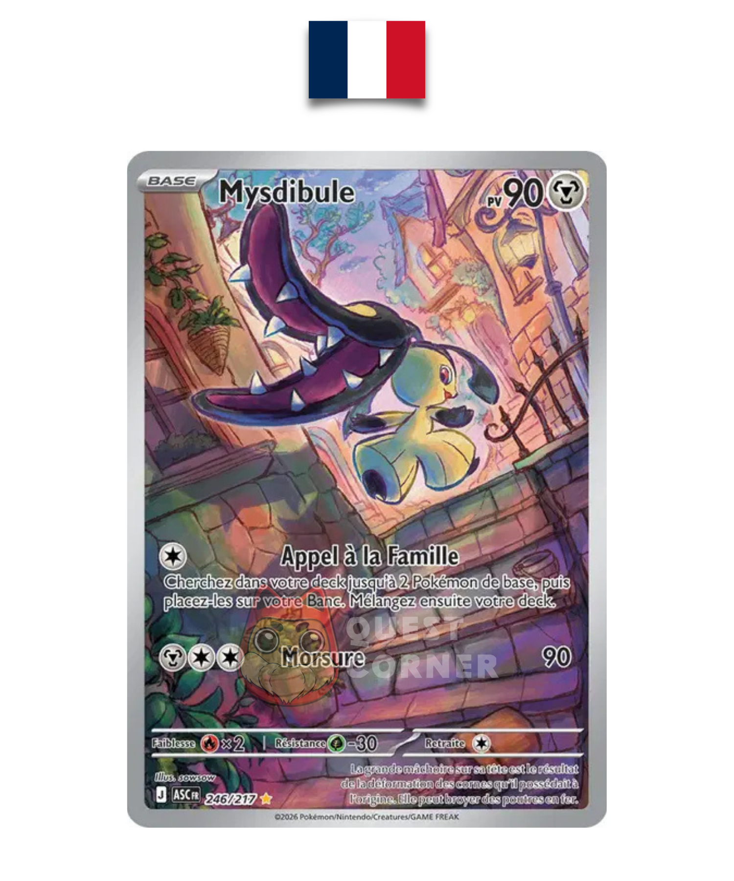 Carte Pokémon – Mysdibule 246/217 AR – ASC Héros Transcendants – Français - Quest Corner