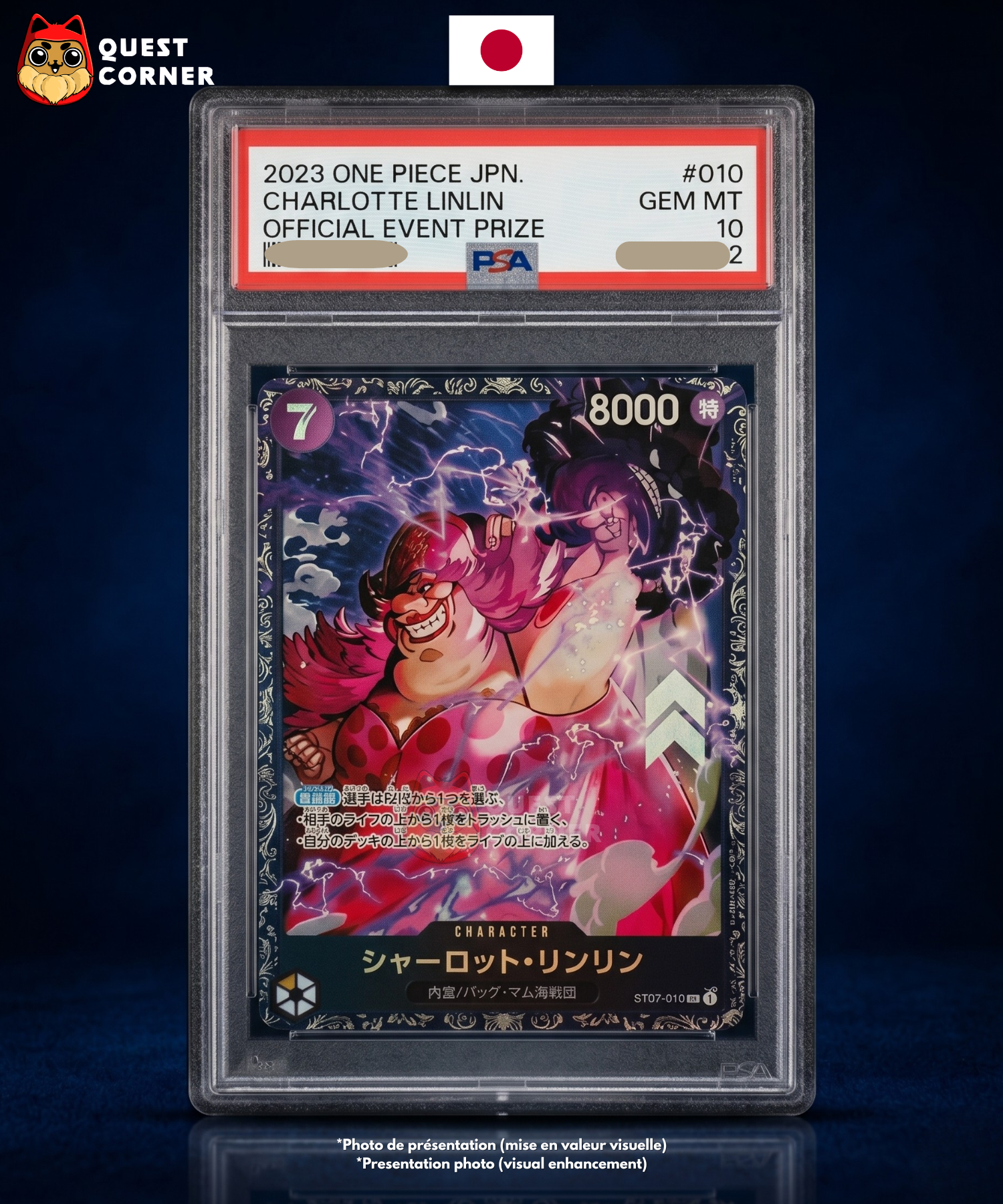Charlotte Linlin ST07-010 - Official Event Top Prize 2023 – One Piece - Japonais – PSA 10 - Quest Corner