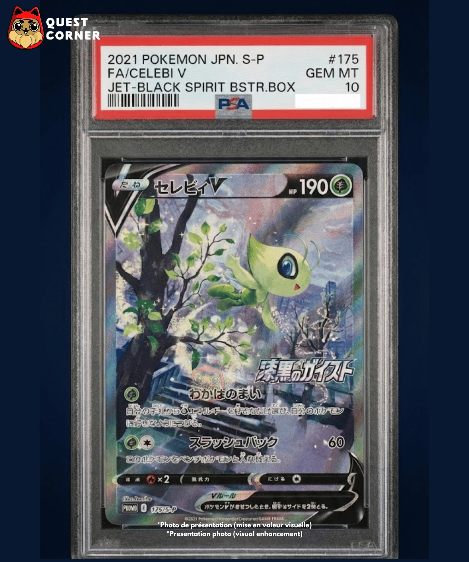 Carte Pokémon Gradée – Celebi 175/S-P – Promo – Jet-Black Spirit – PSA 10 – Japonais - Quest Corner