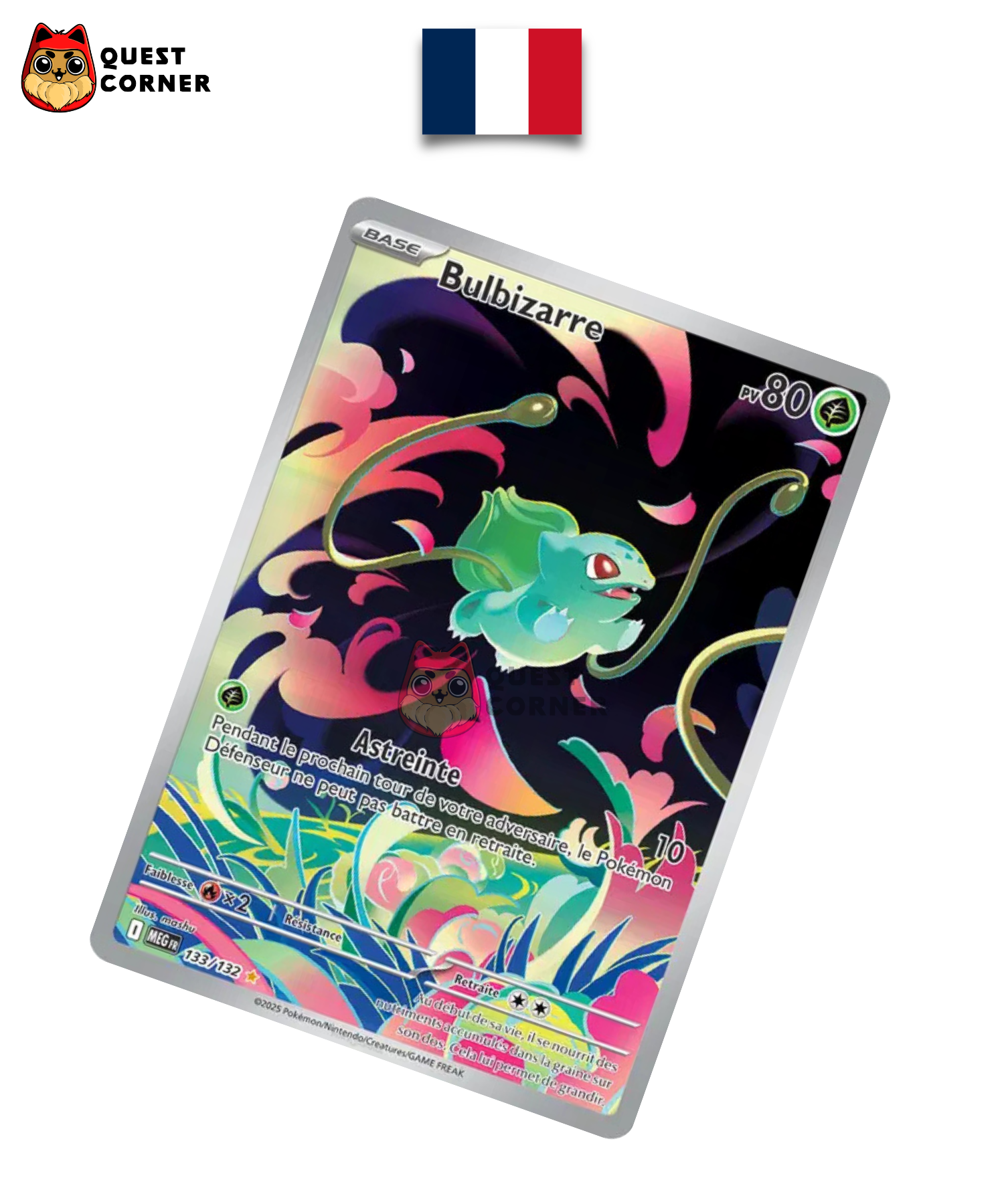 Bulbizarre 133/132 – MEG – Français – NM - Quest Corner