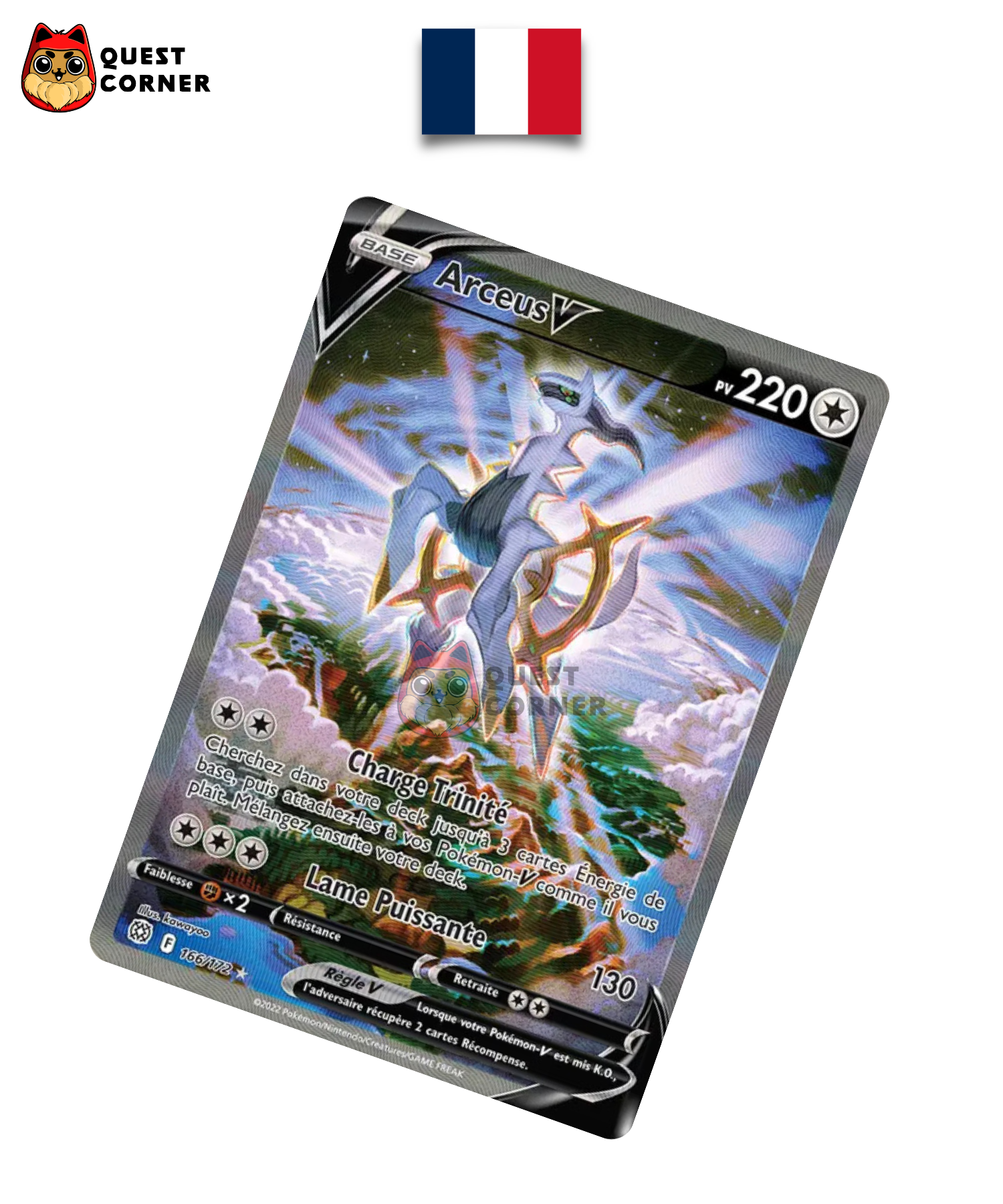 Arceus-V 166/172 – Zénith Suprême – Français – NM - Quest Corner