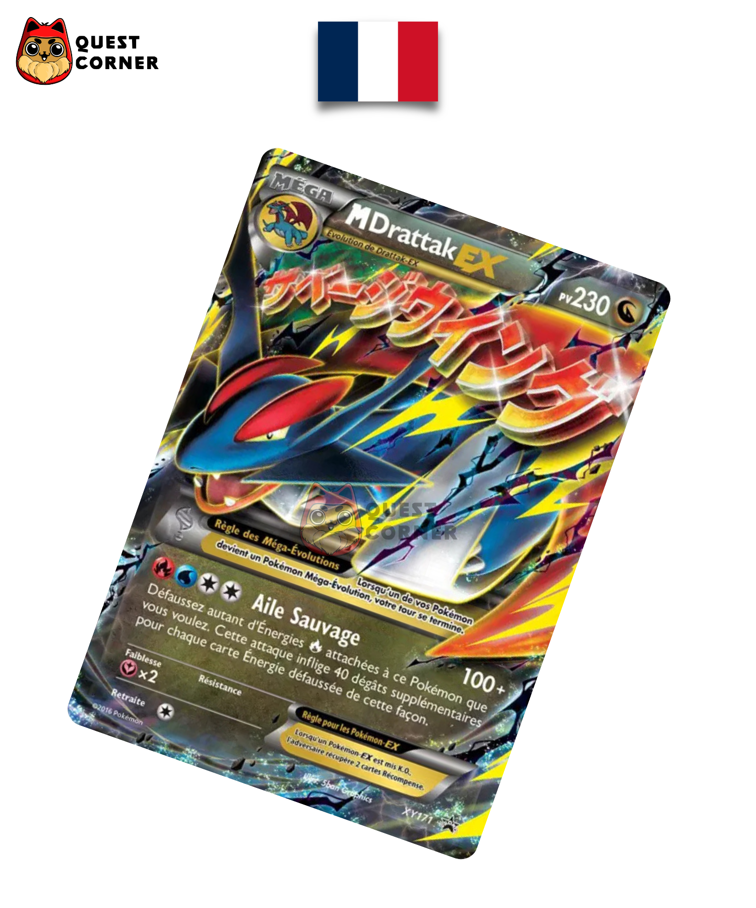 M-Drattak-EX XY171 – Promo – Français – EX - Quest Corner