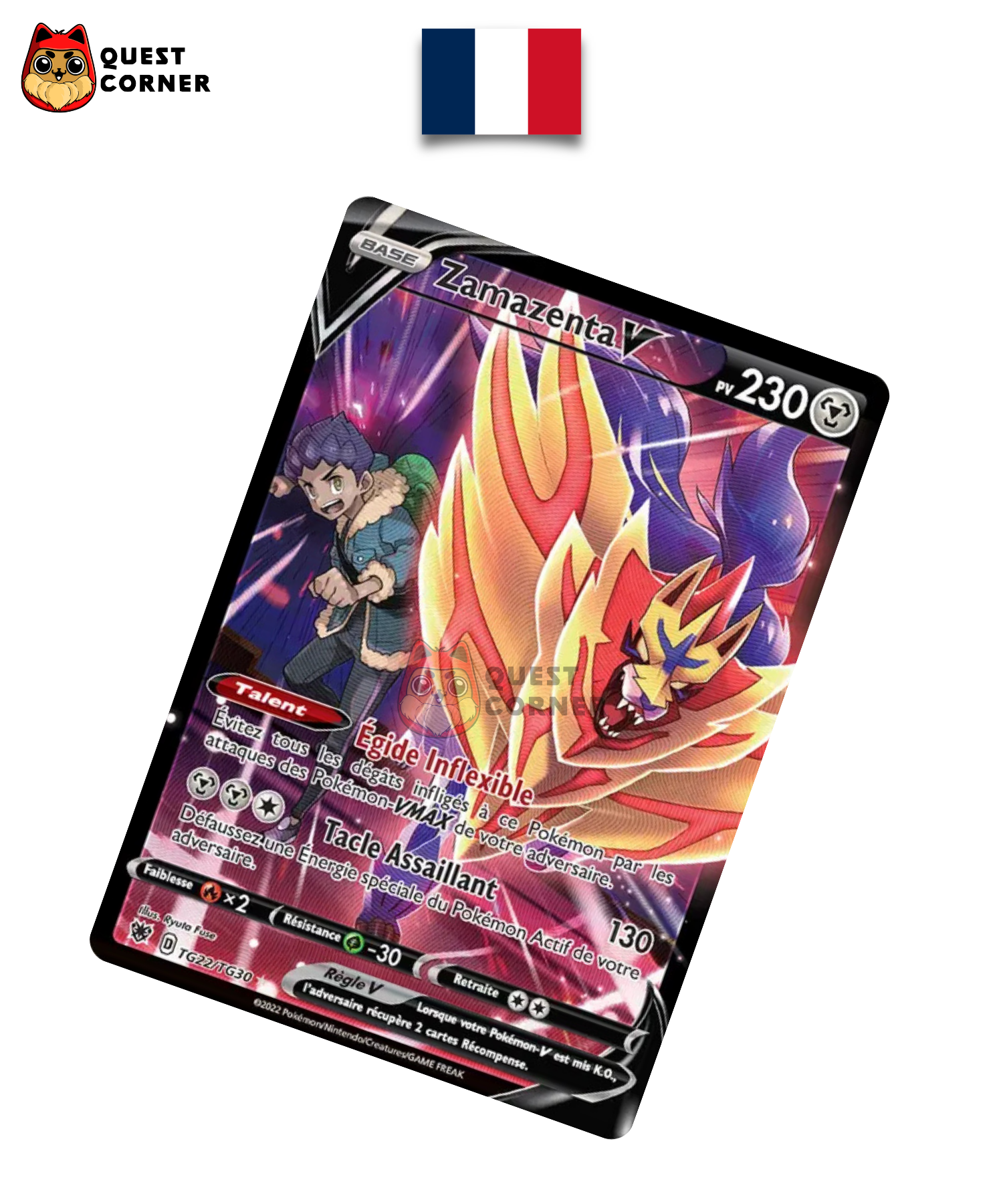 Zamazenta-V TG22/TG30 – TG – Français – NM - Quest Corner