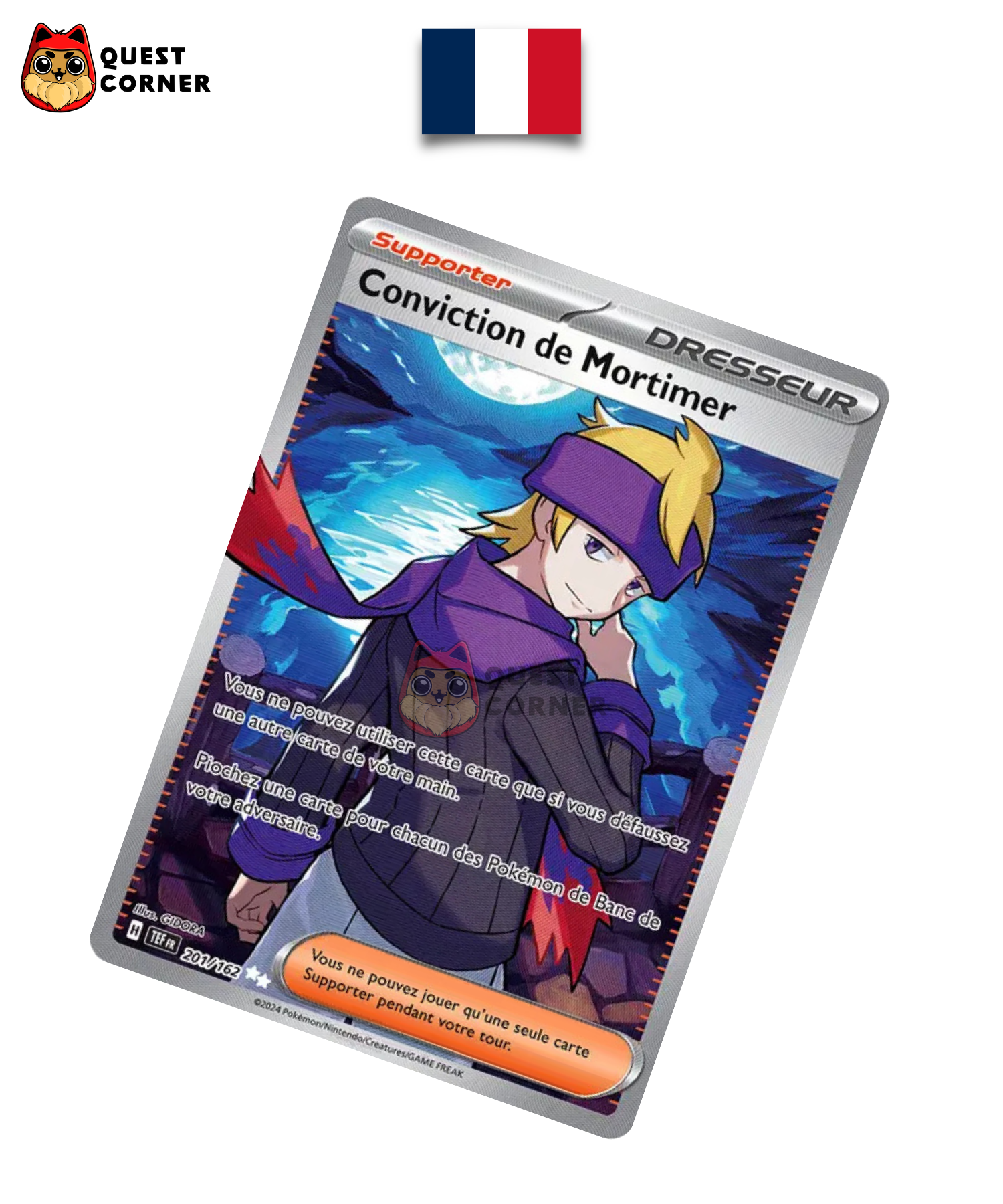 Conviction de Mortimer 201/162 – TEF – Français – NM - Quest Corner