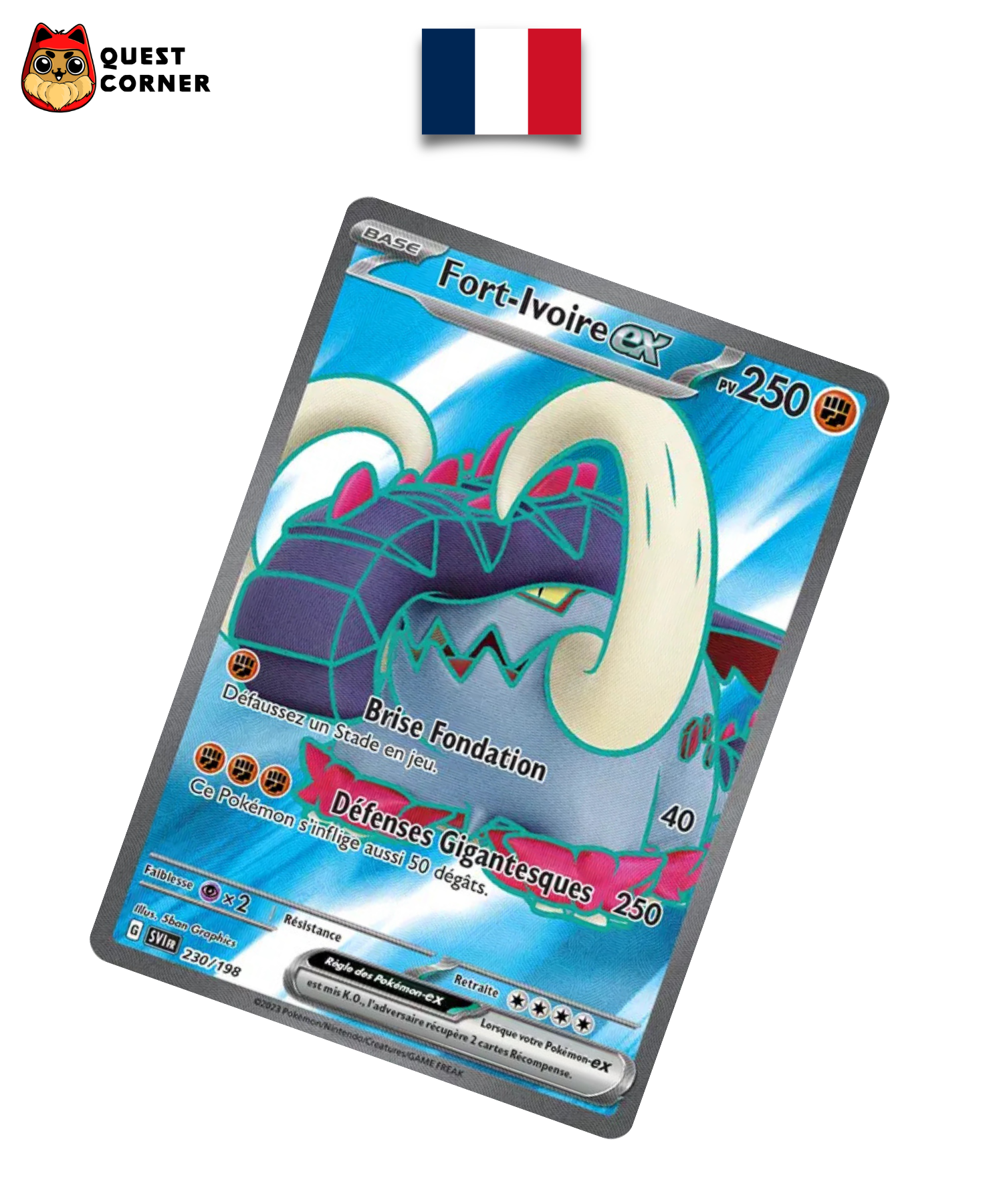 Fort-Ivoire ex 230/198 Écarlate & Violet – Français – NM - Quest Corner
