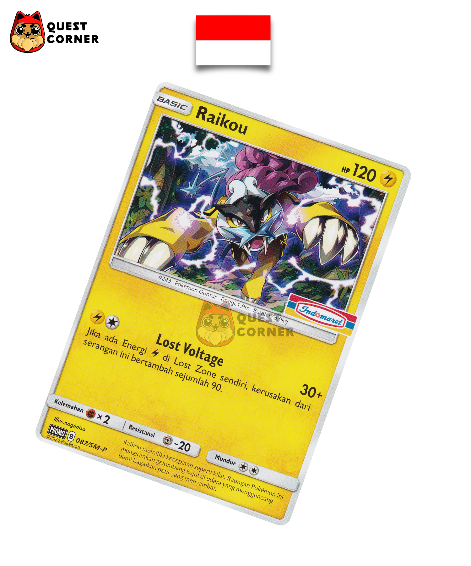 Raikou 087/SM-P Indomaret Promo – Indonésien – NM - Quest Corner