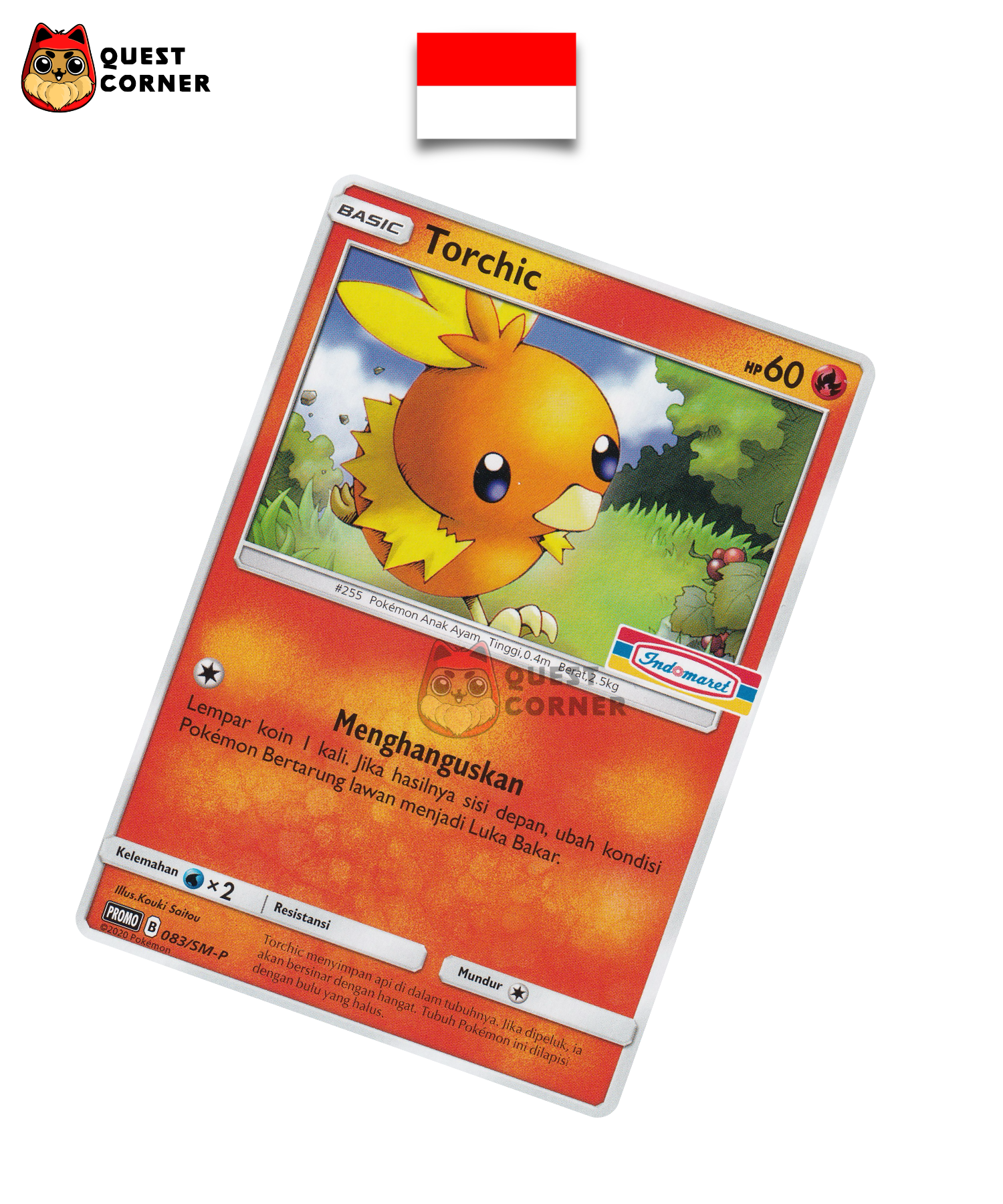 Carte Pokémon Poussifeu 083/SM-P Indomaret Promo – Indonésien – NM - Quest Corner