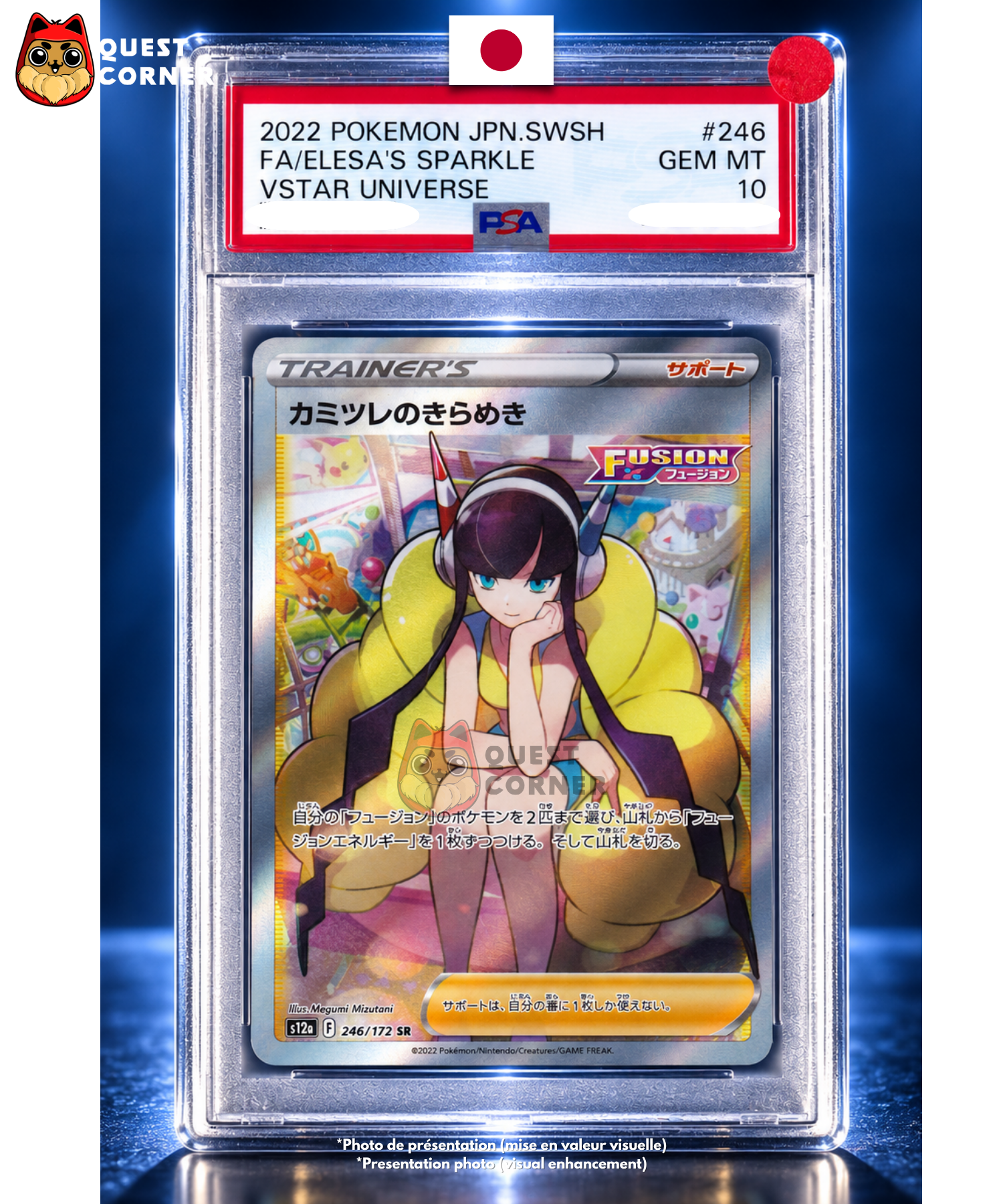 Carte Gradée Pokémon – Éclat d'Inezia 246/172 – SR – S12a VSTAR Universe – PSA 10 – Japonais