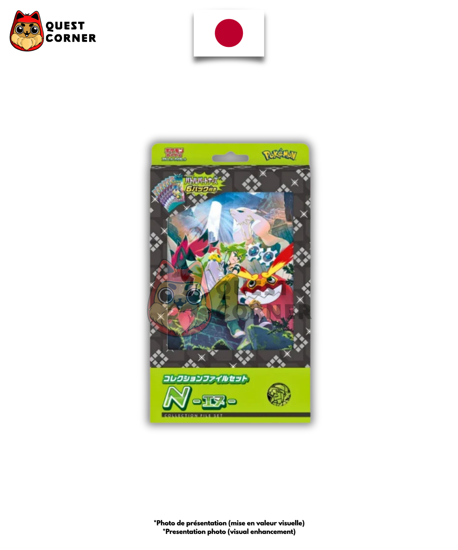 Coffret Pokémon – Collection File Set N – Battle Partners – Japonais