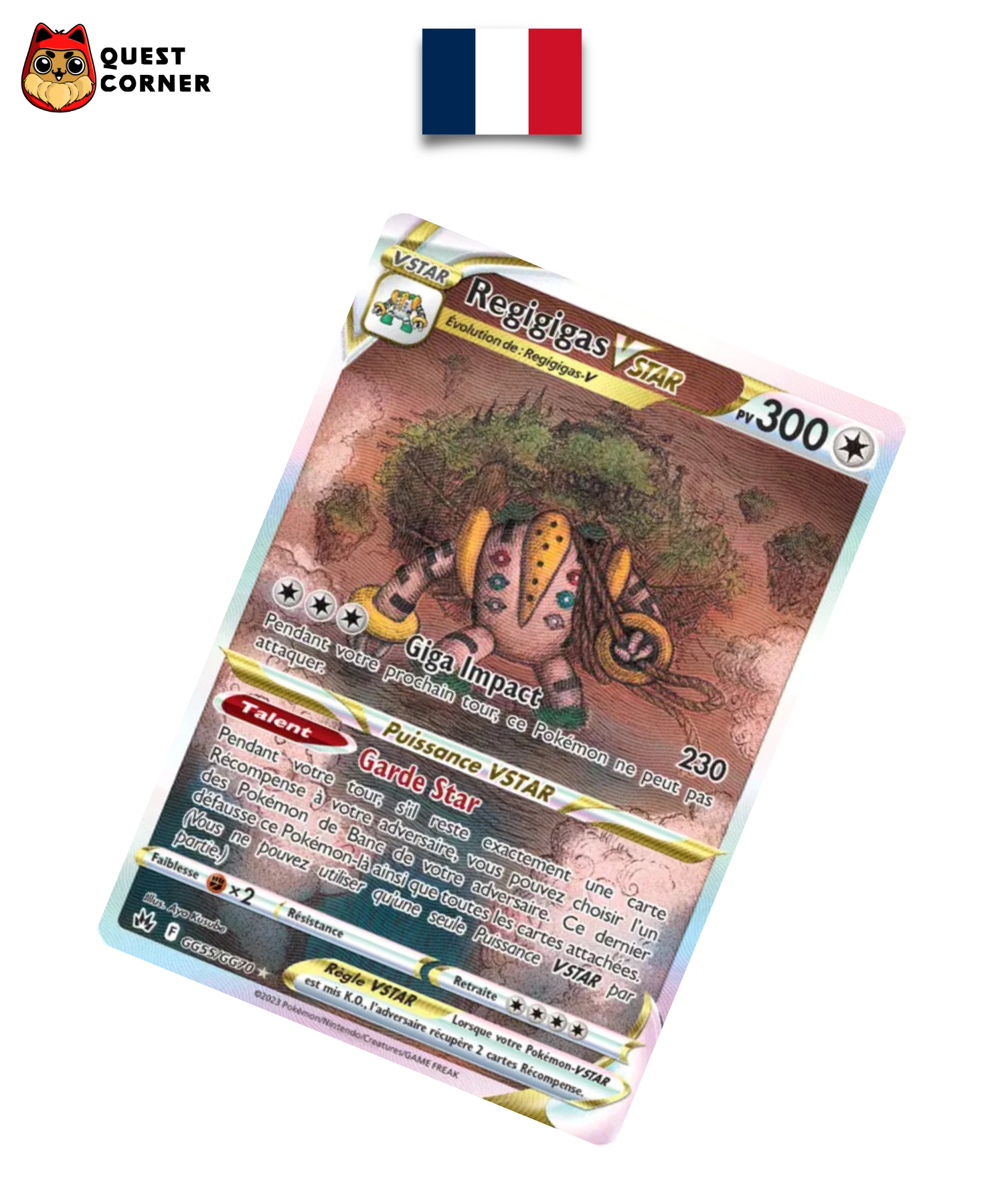 Regigigas VSTAR GG55/GG70 – Zénith Suprême – Français – NM - Quest Corner