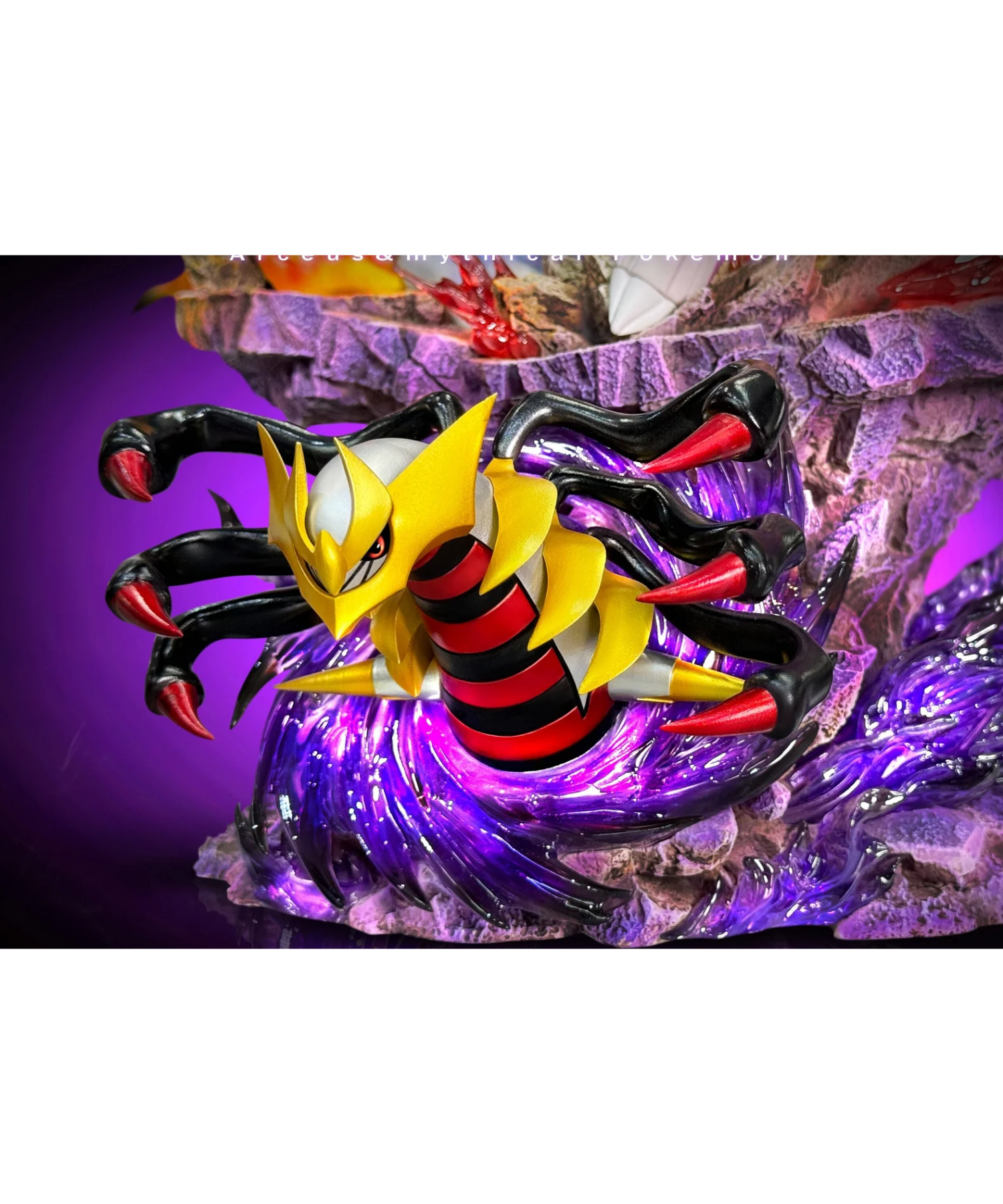 Statue Résine Pokémon - Dialga, Palkia, Giratina & Arceus - PPAP