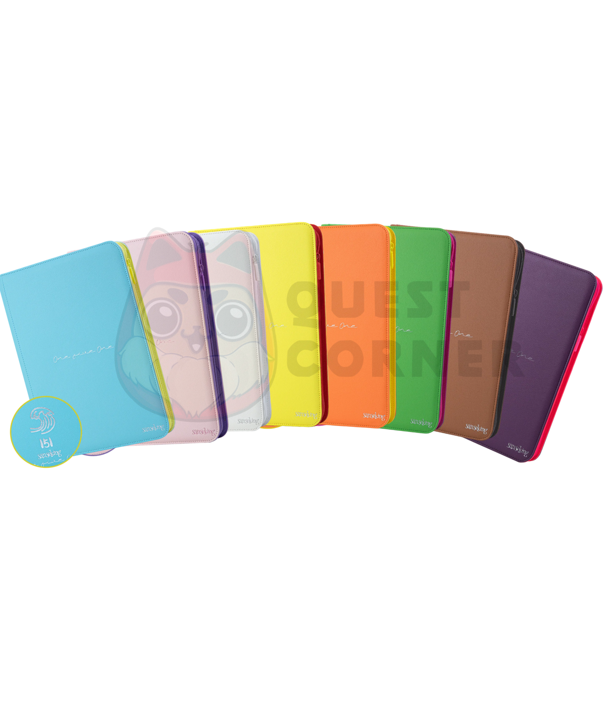 Accessoires TCG – 151 Rainbow Binder – 18-Pocket – 360 cartes Sanseking - Quest Corner