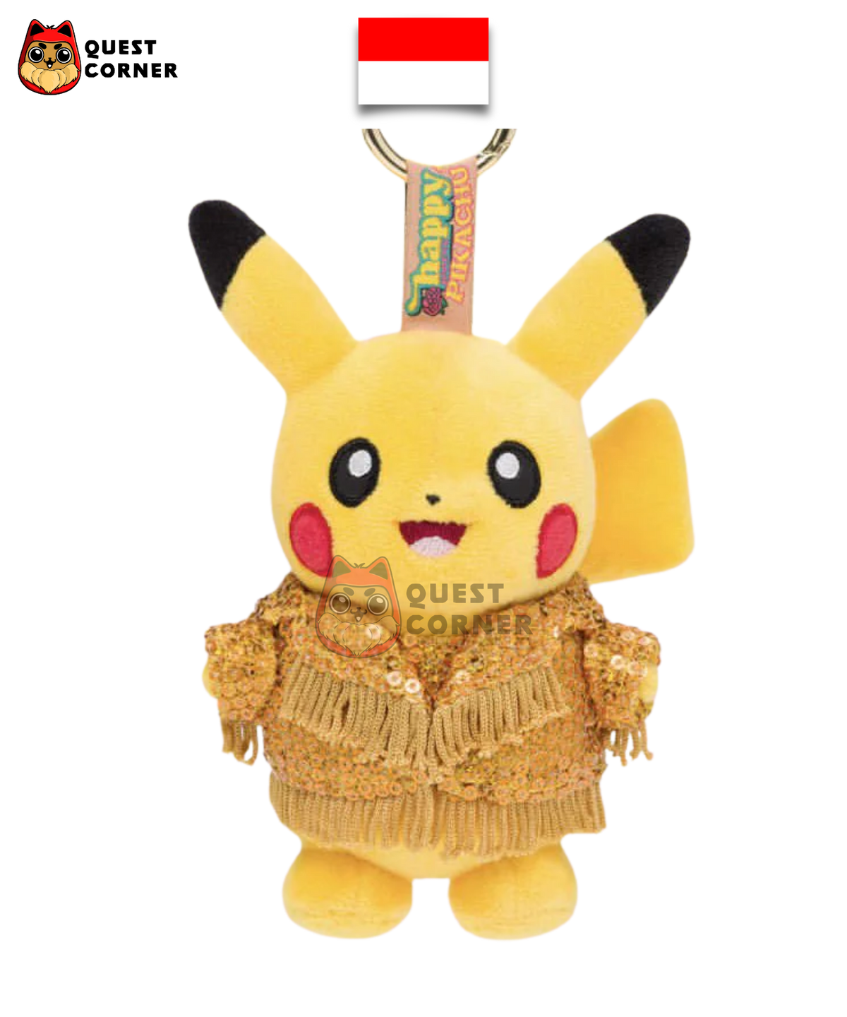 Peluche Pokémon - Pikachu Happy Bareng Pikachu - Indonésie - 2026 - Quest Corner