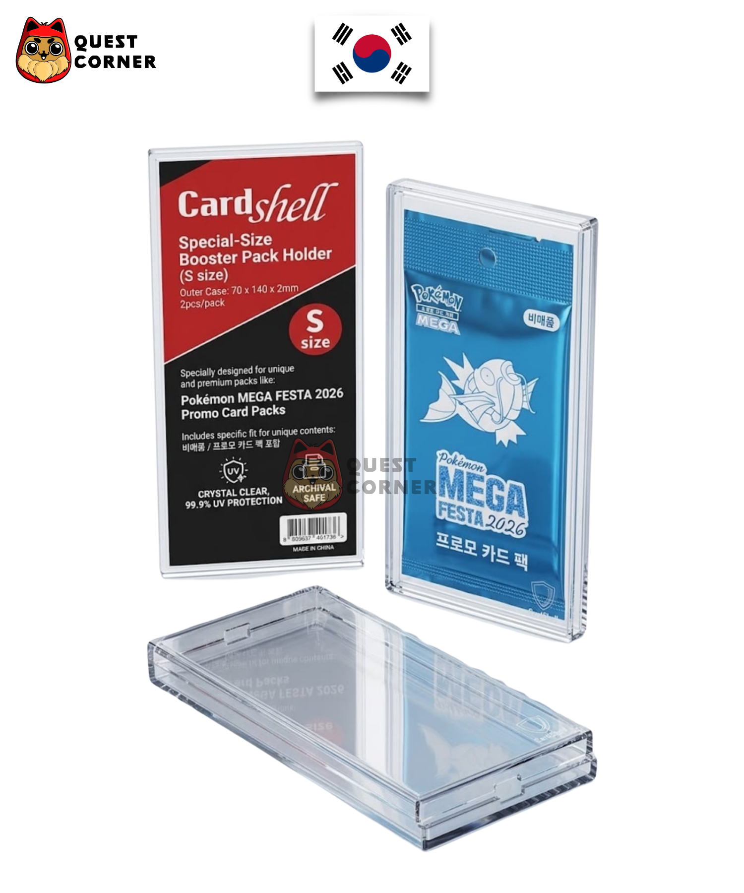 Carte Pokémon – Magicarpe Promo Stamp 040/SV-P – Mega Festa 2026 – NM - Coréen - Quest Corner