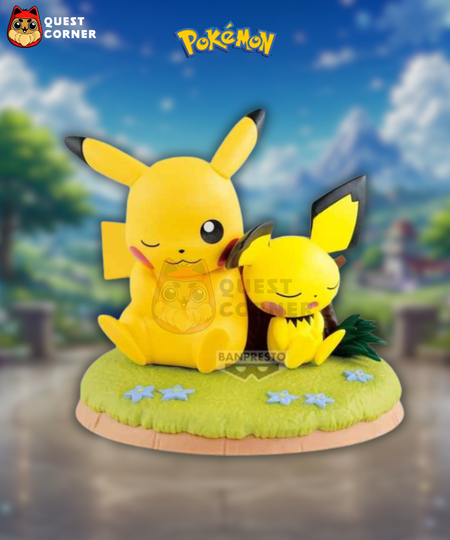 Figurine Pikachu & Pichu – Pokemon – Relaxing Time – Banpresto - Quest Corner