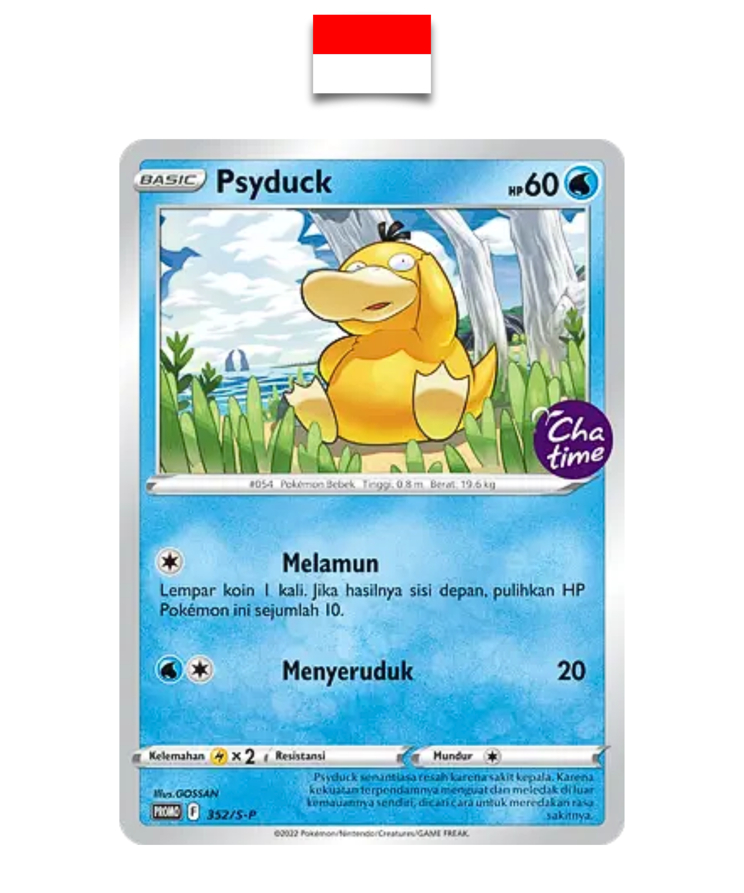 Carte Pokémon – Psykokwak 352/S-P Promo Cha Time – Indonésien - Quest Corner