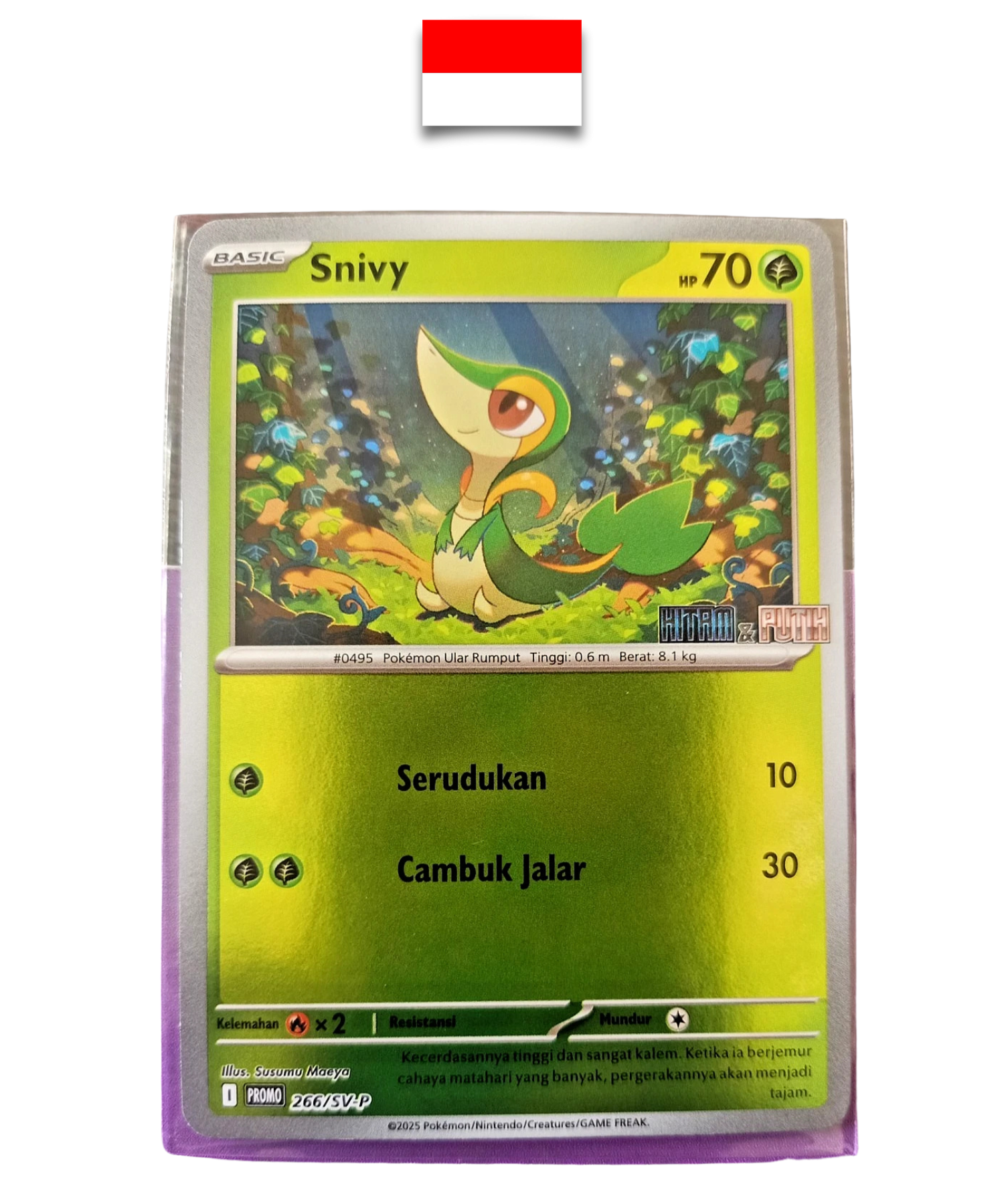 Carte Pokémon – Vipélierre 266/SV-P Promo Stamp – Indonésien - Quest Corner