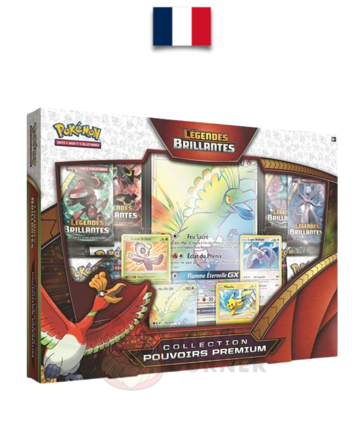 Coffret Pokémon - Pouvoirs Premiums Ho-oh GX - Légendes Brillantes - Neuf Scellé - Quest Corner