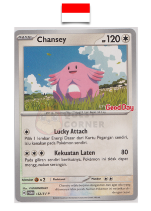 Carte Pokémon – Leveinard 152/SV-P Promo Good Day – Indonésien - Quest Corner