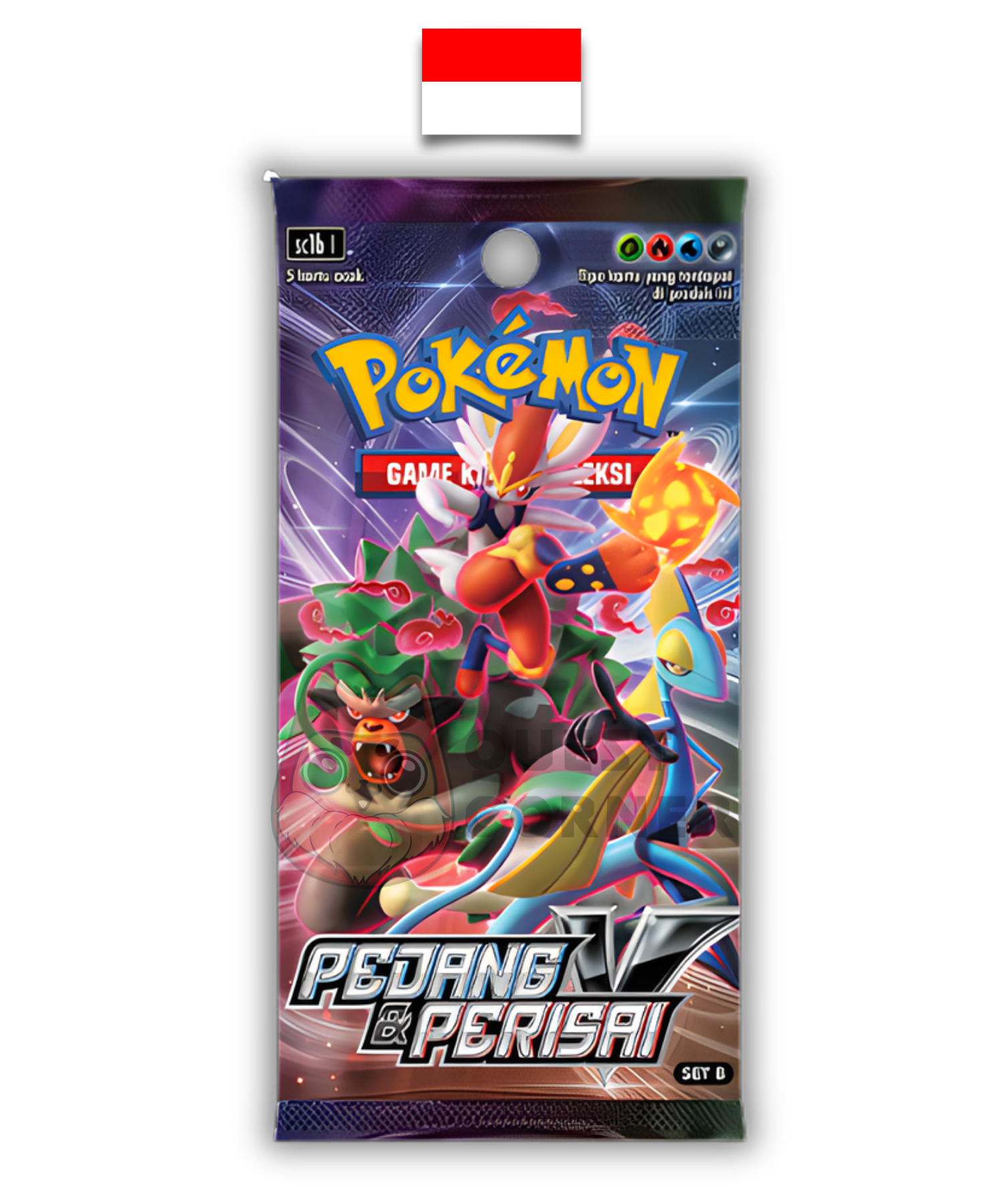 Booster Pokémon – VMAX Rising - Pedang & Perisai - SC1b l – Indonésien - Quest Corner