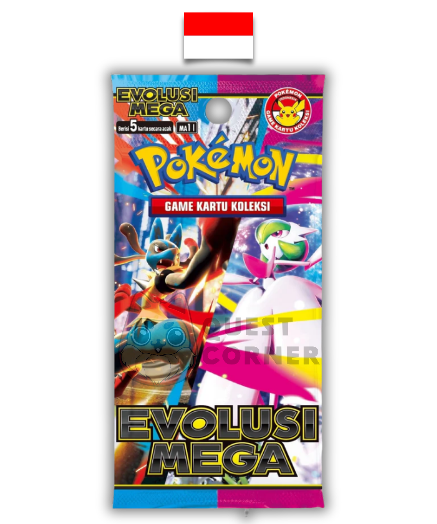 Booster Pokémon – Mega Brave/Symphonia - Evolusi Mega - Ma1 – Indonésien - Quest Corner