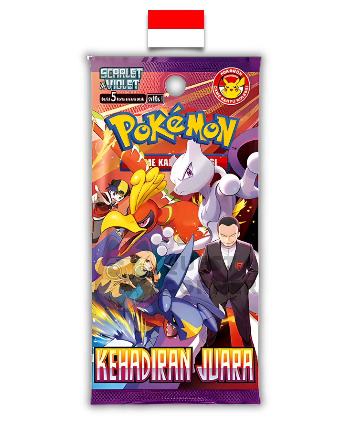 Booster Pokémon – Team Rocket - Kehadiran Juara - SV10s – Indonésien - Quest Corner