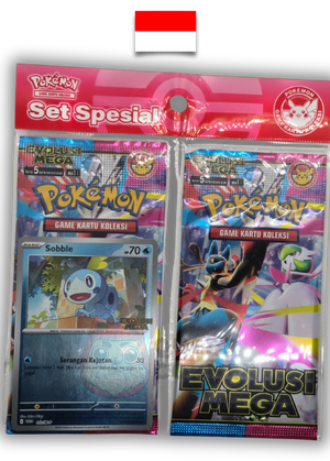 Set Pokémon – Special Set Evolusi Mega – Larméléon Promo – Indonésien - Quest Corner