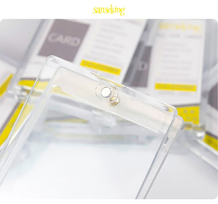 Accessoires TCG – Card Holder 35PT Magnétique – Transparent – Sanseking - Quest Corner